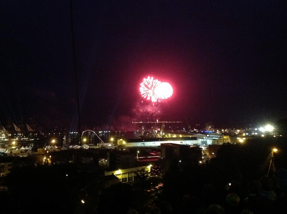 Brest 2012 feux d'artifice