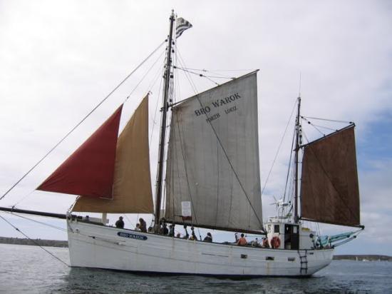 Balade en vieux gréement à l'île d'Houât