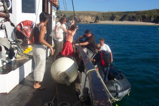 Balade en vieux gréement à l'île d'Houât