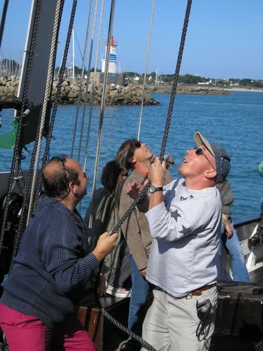 Balade en vieux gréement à l'île d'Houât